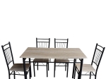ΤΡΑΠΕΖΙ ΣΕΤ (4+1) ARTELIBRE BLUE DAWN SONOMA 120X68X75CM