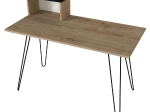 ΓΡΑΦΕΙΟ ARTELIBRE SIKINOS ΦΥΣΙΚΟ/ΜΑΥΡΟ 120X60X76CM