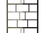 ΒΙΒΛΙΟΘΗΚΗ ARTELIBRE IDRA ΑΝΟΙΧΤΟ ΚΑΦΕ/ΣΚΟΥΡΟ ΚΑΦΕ 124X26X159CM