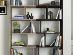 ΒΙΒΛΙΟΘΗΚΗ ARTELIBRE IDRA ΑΝΟΙΧΤΟ ΚΑΦΕ/ΣΚΟΥΡΟ ΚΑΦΕ 124X26X159CM