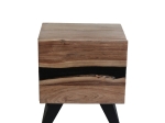 ΚΟΜΟΔΙΝΟ ARTELIBRE OSWALD ΦΥΣΙΚΟ/ΜΑΥΡΟ ΞΥΛΟ/ΜΕΤΑΛΛΟ 45X35X55CM