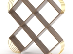 ΒΙΒΛΙΟΘΗΚΗ ARTELIBRE CASE ΚΑΡΥΔΙ/ΚΙΤΡΙΝΟ 120X25X120CM