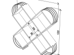 ΒΙΒΛΙΟΘΗΚΗ ARTELIBRE CASE ΚΑΡΥΔΙ/ΚΙΤΡΙΝΟ 120X25X120CM