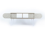 ΕΠΙΠΛΟ ΤΗΛΕΟΡΑΣΗΣ ARTELIBRE ILLIA NO 3 ΔΡΥΣ/ΛΕΥΚΟ 106X30X48CM