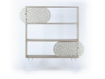 ΒΙΒΛΙΟΘΗΚΗ ARTELIBRE ILLIA NO 3 ΔΡΥΣ/ΛΕΥΚΟ 94X25X117CM