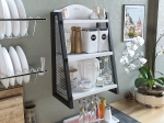 ΡΑΦΙ ARTELIBRE T-RACK ΛΕΥΚΟ/ΜΑΥΡΟ ΜΕΛΑΜΙΝΗ/ΜΕΤΑΛΛΟ 36X23X58CM