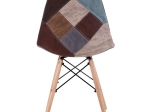 ΚΑΡΕΚΛΑ ARTELIBRE CORYLOUS PATCHWORK MICROFIBER ΥΦΑΣΜΑ/ΞΥΛΟ 51X46X82CM