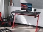 ΓΡΑΦΕΙΟ GAMING ARTELIBRE LEIA ΜΑΥΡΟ/ΚΟΚΚΙΝΟ ΞΥΛΟ/ΜΕΤΑΛΛΟ 140X65X75CM