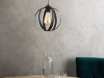 ΦΩΤΙΣΤΙΚΟ ΚΡΕΜΑΣΤΟ ARTELIBRE VANT ΜΑΥΡΟ ΜΕΤΑΛΛΟ 22X90CM