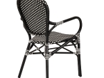 ΚΑΡΕΚΛΑ ΚΗΠΟΥ ARTELIBRE BOALI ΜΑΥΡΟ/ΛΕΥΚΟ ΑΛΟΥΜΙΝΙΟ/RATTAN 41X45X92CM