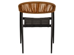 ΠΟΛΥΘΡΟΝΑ ΚΗΠΟΥ ARTELIBRE LIVINGSTONE ΜΑΥΡΟ/ΚΑΦΕ ΑΛΟΥΜΙΝΙΟ/RATTAN 56X55X76CM