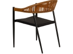 ΠΟΛΥΘΡΟΝΑ ΚΗΠΟΥ ARTELIBRE LIVINGSTONE ΜΑΥΡΟ/ΚΑΦΕ ΑΛΟΥΜΙΝΙΟ/RATTAN 56X55X76CM