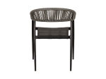 ΠΟΛΥΘΡΟΝΑ ΚΗΠΟΥ ARTELIBRE LIVINGSTONE ΜΑΥΡΟ/ΓΚΡΙ ΑΛΟΥΜΙΝΙΟ/RATTAN 56X55X76CM