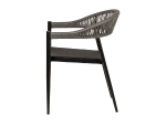 ΠΟΛΥΘΡΟΝΑ ΚΗΠΟΥ ARTELIBRE LIVINGSTONE ΜΑΥΡΟ/ΓΚΡΙ ΑΛΟΥΜΙΝΙΟ/RATTAN 56X55X76CM