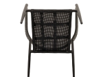 ΠΟΛΥΘΡΟΝΑ ΚΗΠΟΥ ARTELIBRE LIVINGSTONE ΜΑΥΡΟ/ΓΚΡΙ ΑΛΟΥΜΙΝΙΟ/RATTAN 56X55X76CM