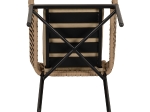 ΠΟΛΥΘΡΟΝΑ ΚΗΠΟΥ ARTELIBRE BLUENILE ΜΠΕΖ/ΜΑΥΡΟ ΑΛΟΥΜΙΝΙΟ/RATTAN 56X60X83CM