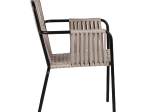 ΠΟΛΥΘΡΟΝΑ ΚΗΠΟΥ ARTELIBRE DAYA ΓΚΡΙ/ΜΑΥΡΟ ΑΛΟΥΜΙΝΙΟ/RATTAN 57X67X84CM