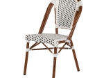 ΚΑΡΕΚΛΑ ΚΗΠΟΥ ARTELIBRE MUTARAZI ΛΕΥΚΟ/ΜΑΥΡΟ ΑΛΟΥΜΙΝΙΟ/RATTAN 50X57X85CM