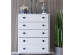 ΣΥΡΤΑΡΙΕΡΑ ARTELIBRE AMARI ΛΕΥΚΟ ΜΟΡΙΟΣΑΝΙΔΑ 72X43X114CM