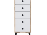 ΣΥΡΤΑΡΙΕΡΑ ARTELIBRE AMARI ΔΡΥΣ/ΛΕΥΚΟ ΜΟΡΙΟΣΑΝΙΔΑ 43X43X114CM
