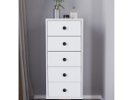 ΣΥΡΤΑΡΙΕΡΑ ARTELIBRE AMARI ΛΕΥΚΟ ΜΟΡΙΟΣΑΝΙΔΑ 43X43X114CM
