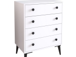 ΣΥΡΤΑΡΙΕΡΑ ARTELIBRE AMARI ΛΕΥΚΟ ΜΟΡΙΟΣΑΝΙΔΑ 72X43X96CM