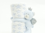 Borea Κουβέρτα Αγκαλιάς Σετ Κουκλάκι Angel Bear Ροζ 75 x 100 cm Ροζ