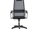 ΚΑΡΕΚΛΑ ΓΡΑΦΕΙΟΥ PRINCE MEGAPAP ΜΕ ΥΦΑΣΜΑ MESH ΧΡΩΜΑ ΜΑΥΡΟ 66,5X70X123/133ΕΚ.