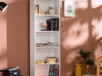 ΒΙΒΛΙΟΘΗΚΗ ΜΕΛΑΜΙΝΗΣ MAX MEGAPAP ΣΕ ΧΡΩΜΑ ΛΕΥΚΟ 58X23X170ΕΚ.