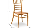 ΚΑΡΕΚΛΑ CATERING TIFFANY MEGAPAP ΠΟΛΥΠΡΟΠΥΛΕΝΙΟΥ ΧΡΩΜΑ ΧΡΥΣΟ 40X40,5X91ΕΚ.