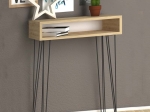 ΚΟΝΣΟΛΑ BOX MEGAPAP ΜΕΤΑΛΛΙΚΗ - ΜΕΛΑΜΙΝΗΣ ΧΡΩΜΑ OAK 60X22X88ΕΚ.