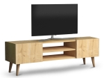 ΕΠΙΠΛΟ ΤΗΛΕΟΡΑΣΗΣ ETNA MEGAPAP ΑΠΟ ΜΕΛΑΜΙΝΗ ΧΡΩΜΑ OAK 120X30X40ΕΚ.