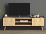 ΕΠΙΠΛΟ ΤΗΛΕΟΡΑΣΗΣ ETNA MEGAPAP ΑΠΟ ΜΕΛΑΜΙΝΗ ΧΡΩΜΑ OAK 120X30X40ΕΚ.