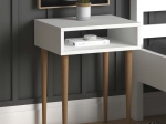 ΚΟΜΟΔΙΝΟ FIONA MEGAPAP ΑΠΟ ΜΕΛΑΜΙΝΗ - ΟΞΙΑ ΧΡΩΜΑ ΛΕΥΚΟ 55X35X58ΕΚ.