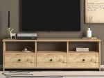 ΕΠΙΠΛΟ ΤΗΛΕΟΡΑΣΗΣ SOLE MEGAPAP ΑΠΟ ΜΕΛΑΜΙΝΗ ΧΡΩΜΑ OAK 150X32X47ΕΚ.