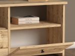 ΕΠΙΠΛΟ ΤΗΛΕΟΡΑΣΗΣ SOLE MEGAPAP ΑΠΟ ΜΕΛΑΜΙΝΗ ΧΡΩΜΑ OAK 150X32X47ΕΚ.