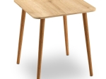 ΤΡΑΠΕΖΙ KARE MEGAPAP ΑΠΟ ΜΕΛΑΜΙΝΗ ΧΡΩΜΑ OAK 70X70X72ΕΚ.