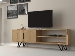 ΕΠΙΠΛΟ ΤΗΛΕΟΡΑΣΗΣ FOOT MEGAPAP ΧΡΩΜΑ ΦΥΣΙΚΟ ΟΞΙΑΣ 160X35X49ΕΚ.