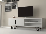 ΕΠΙΠΛΟ ΤΗΛΕΟΡΑΣΗΣ FOOT MEGAPAP ΧΡΩΜΑ ΛΕΥΚΟ 160X35X49ΕΚ.