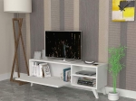 ΕΠΙΠΛΟ ΤΗΛΕΟΡΑΣΗΣ SPACE MEGAPAP ΧΡΩΜΑ ΛΕΥΚΟ 120X35X42ΕΚ.