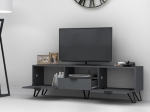 ΕΠΙΠΛΟ ΤΗΛΕΟΡΑΣΗΣ JASMINE MEGAPAP ΧΡΩΜΑ ΓΚΡΙ 170X35X50ΕΚ.