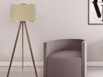 ΦΩΤΙΣΤΙΚΟ ΔΑΠΕΔΟΥ ROSLING MEGAPAP MDF/ΥΦΑΣΜΑ PVC ΧΡΩΜΑ ΚΑΡΥΔΙ/ΜΠΕΖ 38X21X140ΕΚ.