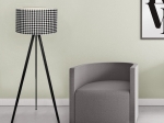 ΦΩΤΙΣΤΙΚΟ ΔΑΠΕΔΟΥ ROSLING MEGAPAP MDF/ΥΦΑΣΜΑ PVC ΧΡΩΜΑ ΜΑΥΡΟ/ΑΣΠΡΟΜΑΥΡΟ 38X38X140ΕΚ.