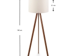 ΦΩΤΙΣΤΙΚΟ ΔΑΠΕΔΟΥ ROSLING MEGAPAP MDF/ΥΦΑΣΜΑ PVC ΧΡΩΜΑ ΚΑΡΥΔΙ/ΜΠΕΖ 38X21X140ΕΚ.