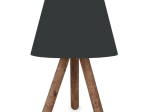 ΦΩΤΙΣΤΙΚΟ ΕΠΙΤΡΑΠΕΖΙΟ LANDER MEGAPAP ΥΦΑΣΜΑ PVC/ΞΥΛΟ ΧΡΩΜΑ ΜΑΥΡΟ/ΚΑΦΕ 22X17X32ΕΚ.