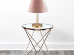 ΦΩΤΙΣΤΙΚΟ ΕΠΙΤΡΑΠΕΖΙΟ ROSENTHAL MEGAPAP ΥΦΑΣΜΑ PVC ΧΡΩΜΑ ΡΟΖ/ΧΡΥΣΟ 22X17X37ΕΚ.
