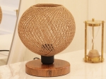 ΦΩΤΙΣΤΙΚΟ ΕΠΙΤΡΑΠΕΖΙΟ BONNIE MEGAPAP E27 ΚΛΩΣΤΗ/MDF ΧΡΩΜΑ ΦΥΣΙΚΟ/ΚΑΦΕ 19X15X22ΕΚ.