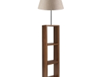 ΦΩΤΙΣΤΙΚΟ ΔΑΠΕΔΟΥ LAUNO MEGAPAP ΥΦΑΣΜΑΤΙΝΟ PVC/MDF ΧΡΩΜΑ ΜΠΕΖ/ΚΑΡΥΔΙ 38X38X150ΕΚ.