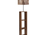 ΦΩΤΙΣΤΙΚΟ ΔΑΠΕΔΟΥ LAUNO MEGAPAP ΥΦΑΣΜΑΤΙΝΟ PVC/MDF ΧΡΩΜΑ ΚΑΦΕ/ΚΑΡΥΔΙ 38X38X150ΕΚ.