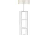 ΦΩΤΙΣΤΙΚΟ ΔΑΠΕΔΟΥ LAUNO MEGAPAP ΥΦΑΣΜΑΤΙΝΟ PVC/MDF ΧΡΩΜΑ ΛΕΥΚΟ - ΓΚΡΙ 38X38X150ΕΚ.
